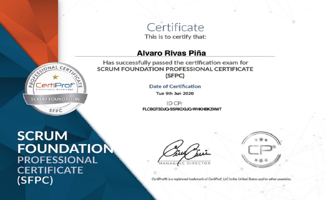 Certificado Scrum