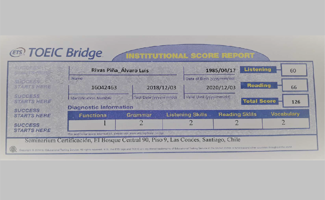 Toeic Bridge